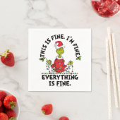 Grinch | Everything is Fine Serviette (Beispiel)