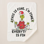Grinch | Everything is Fine Sherpadecke (Vorderseite)