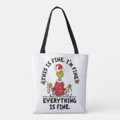 Grinch | Everything is Fine Tasche (Rückseite)