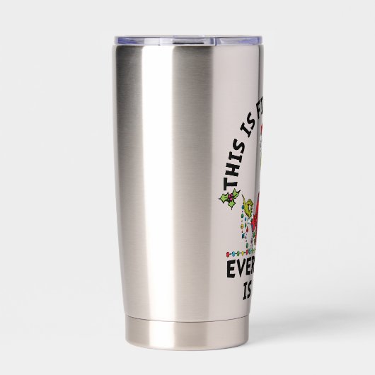 Grinch | Everything is Fine Thermobecher (Vorderseite)