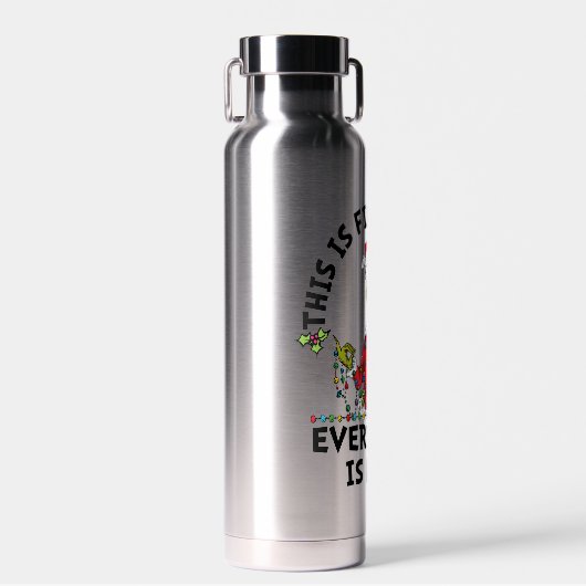 Grinch | Everything is Fine Trinkflasche (Vorne)