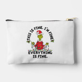 Grinch | Everything is Fine Zubehörtasche (Rückseite)