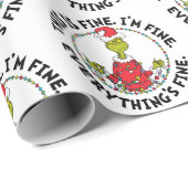 Grinch | Everything's Fine Geschenkpapier (Rolleneckpunkt)