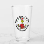 Grinch | Everything's Fine Glas (Vorderseite)