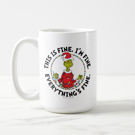 Grinch | Everything's Fine Kaffeetasse (Links)