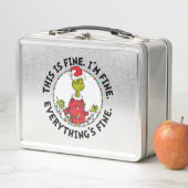 Grinch | Everything's Fine Metall Brotdose (Beispiel)