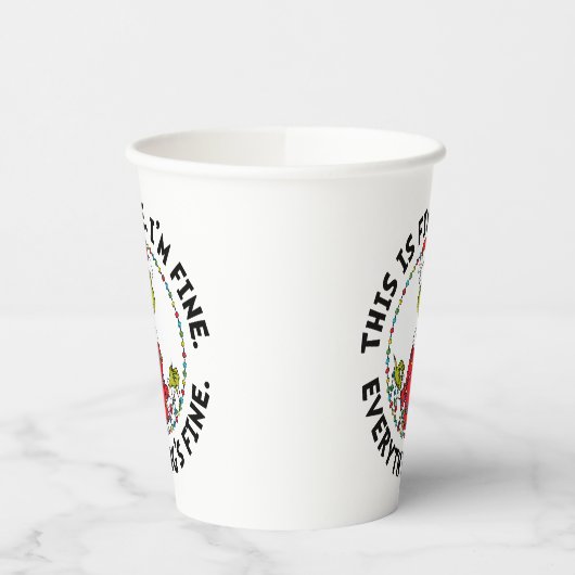 Grinch | Everything's Fine Pappbecher (Links)