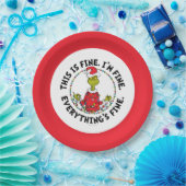 Grinch | Everything's Fine Pappteller (Party)