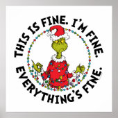 Grinch | Everything's Fine Poster (Vorne)
