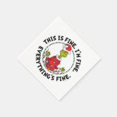 Grinch | Everything's Fine Serviette (Ecke)