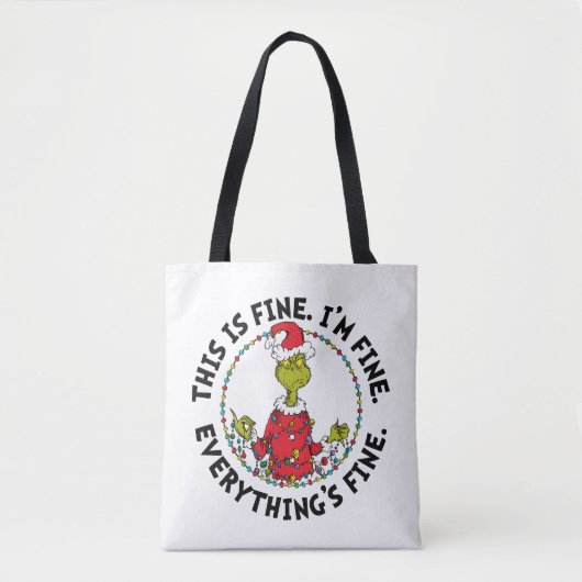 Grinch | Everything's Fine Tasche (Vorderseite)