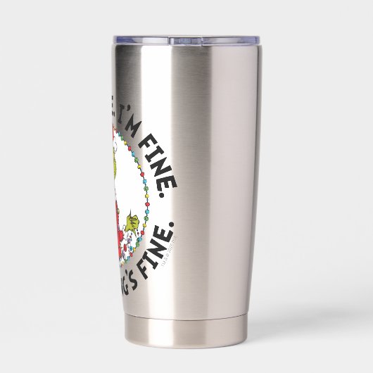 Grinch | Everything's Fine Thermobecher (Rückseite)