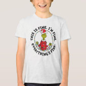Grinch | Everything's Fine Tri-Blend Shirt (Vorderseite)