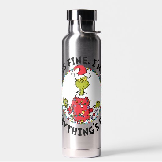Grinch | Everything's Fine Trinkflasche (Links)