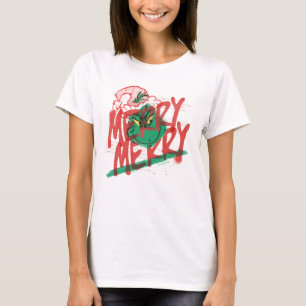 Grinch Frohe Frohe Grunge-Grafik T-Shirt