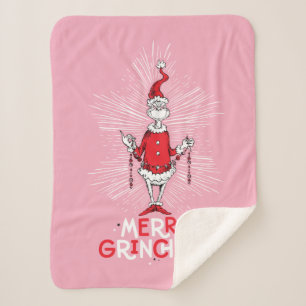 Grinch Fröhliche Grinch-Weihnachten Sherpadecke