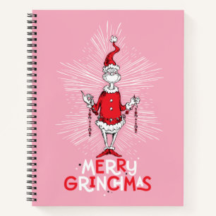 Grinch Fröhliche Grinchmas Notizblock