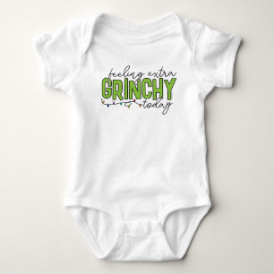 Grinch Fühle mich heute besonders grinchig 4 Baby Strampler