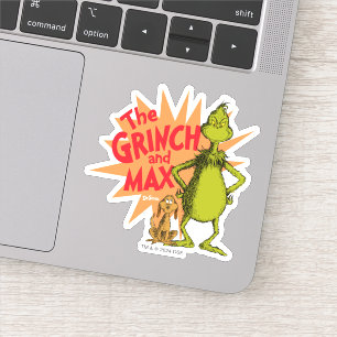Grinch Grinch & Max Starburst Aufkleber