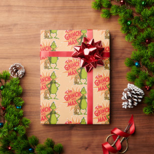 Grinch Grinch & Max Starburst Geschenkpapier