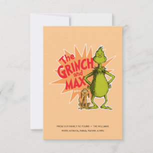 Grinch   Grinch & Max Sternenexplosion Karte