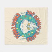 Grinch hasste Weihnachten Fleecedecke (Vorderseite (Horizontal))