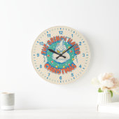 Grinch hasste Weihnachten Große Wanduhr (Zuhause)