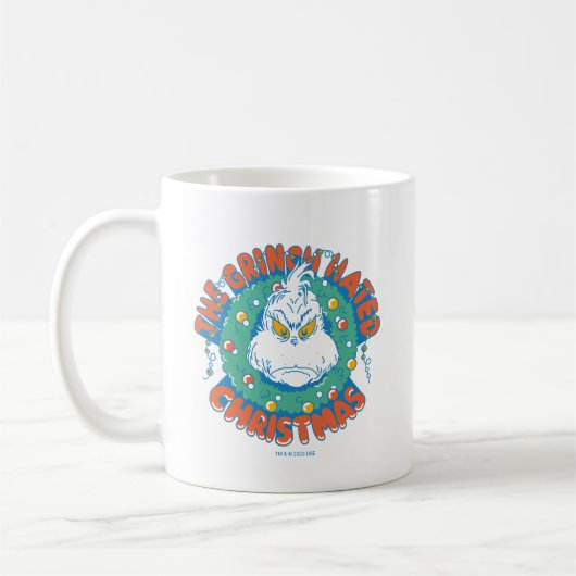 Grinch hasste Weihnachten Kaffeetasse (Links)