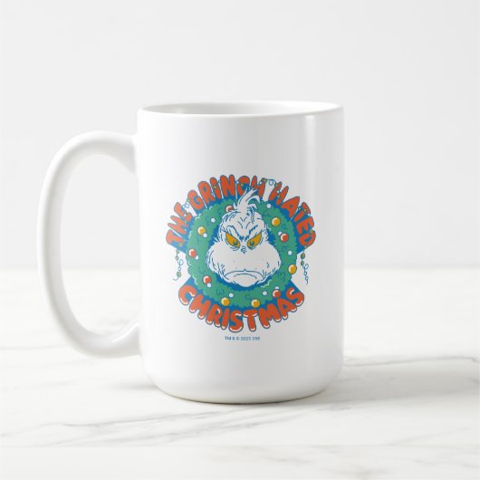Grinch hasste Weihnachten Kaffeetasse (Links)