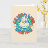 Grinch hasste Weihnachten Karte (Gelbe Blume)