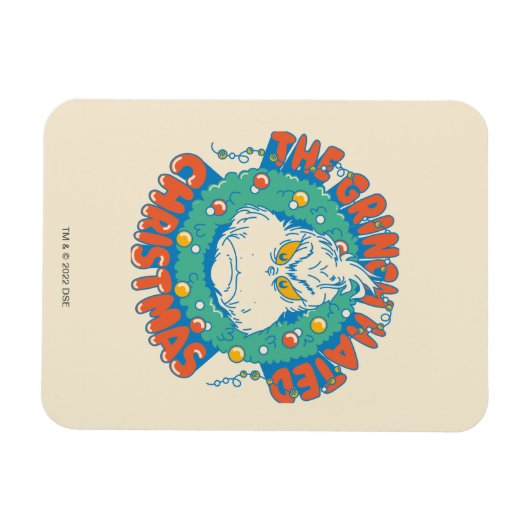 Grinch hasste Weihnachten Magnet (Horizontal)