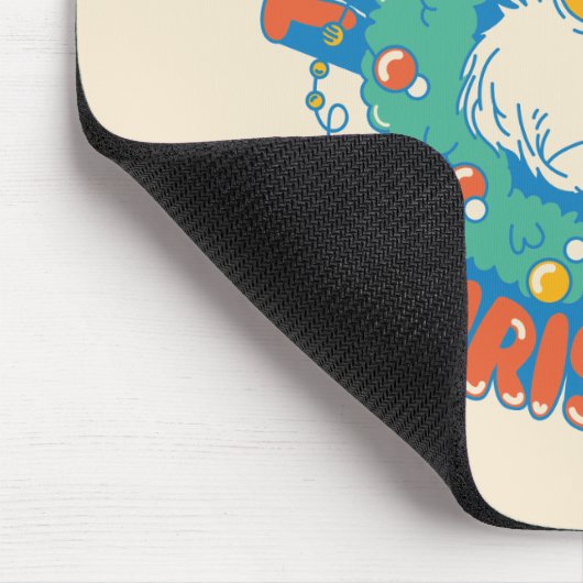 Grinch hasste Weihnachten Mousepad (Ecke)