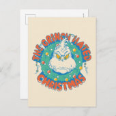 Grinch hasste Weihnachten Postkarte (Vorne/Hinten)
