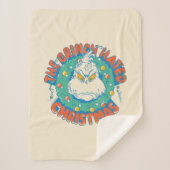 Grinch hasste Weihnachten Sherpadecke (Vorderseite)