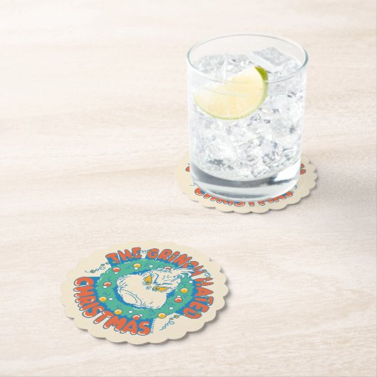 Grinch hasste Weihnachten Untersetzer (Vor Ort)