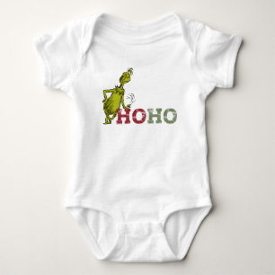 Grinch Ho Ho Ho Baby Strampler
