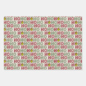 Grinch Ho Ho Ho Muster Geschenkpapier Set (Vorderseite 2)