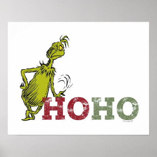 Grinch | Ho Ho Ho Poster (Vorne)