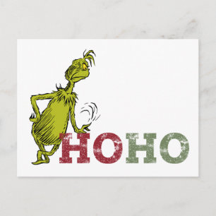 Grinch Ho Ho Ho Postkarte