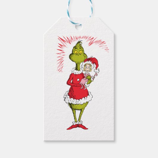Grinch Holds Cindy Lou Who Geschenkanhänger (Vorderseite)