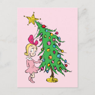 Grinch Ich war die gute Cindy-Lou Wer Postkarte