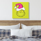 Grinch in Pink Santa Hat Leinwanddruck (Insitu (Schlafzimmer))