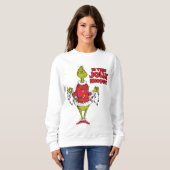 Grinch | "Ist das fröhlich genug?" Sweatshirt (Vorne ganz)