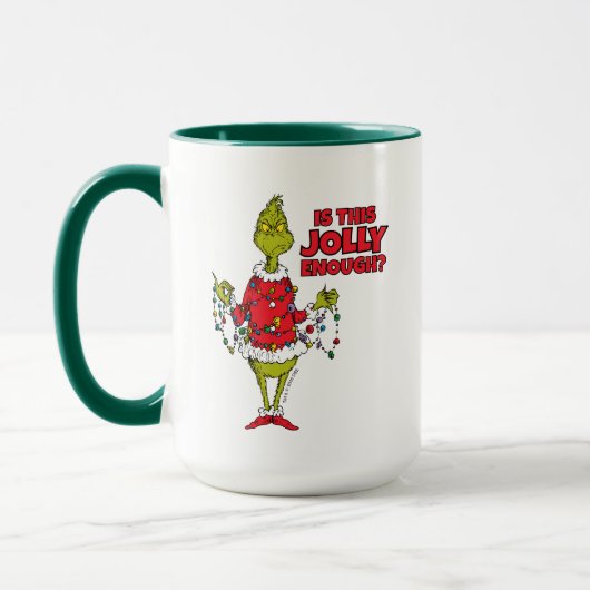 Grinch | "Ist das fröhlich genug?" Tasse (Links)