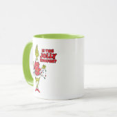 Grinch | "Ist das fröhlich genug?" Tasse (Vorderseite Links)