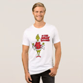 Grinch | "Ist das fröhlich genug?" Tri-Blend Shirt (Vorderseite voll)