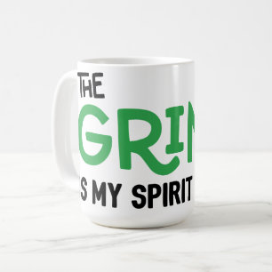Grinch ist mein Krafttier Zitat Kaffeetasse