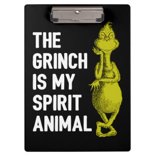 Grinch ist mein Seelentier Klemmbrett