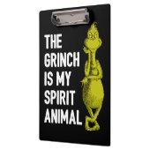 Grinch ist mein Spirit Animal Klemmbrett (Links)