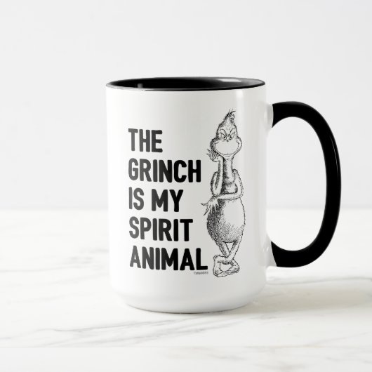 Grinch ist mein Spirit Animal Tasse (Rechts)